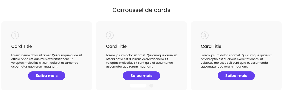 Template do Card Carroussel