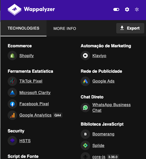 wappalyzer